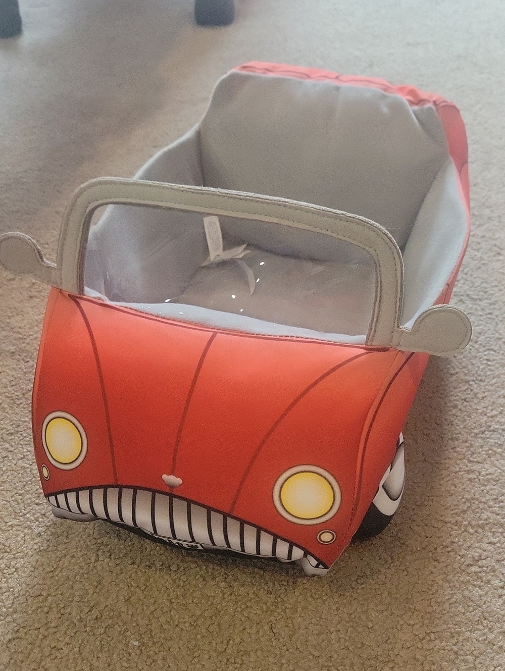 Build A Bear Red Toy Car Plush Seat - Children's Ride-On Style
